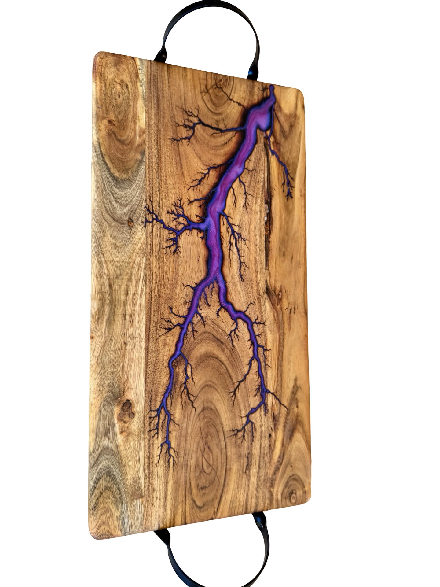 Purple Resin Serving Board – Australia - Fractal Flow Designs