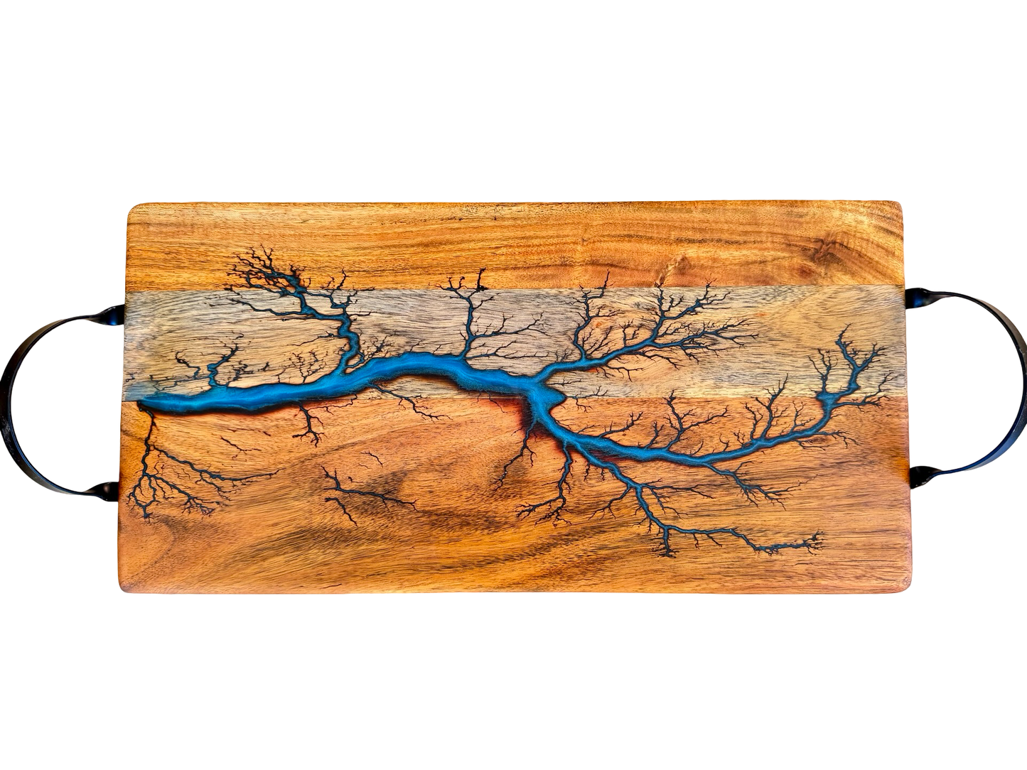 Blue Resin Serving Board – Australia - Fractal Flow Designs