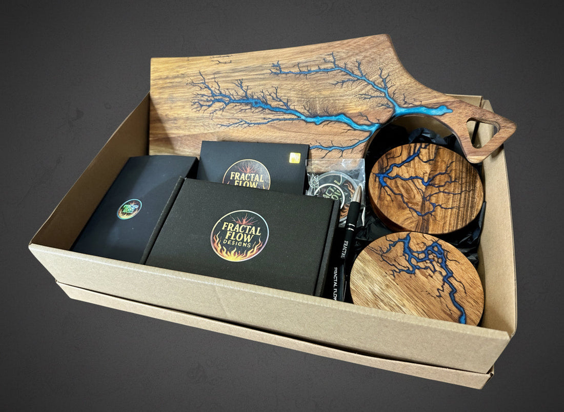 Gifting done right resin board gift set australian resin boards east gippsland handcrafted timber premium artisan gifting experience