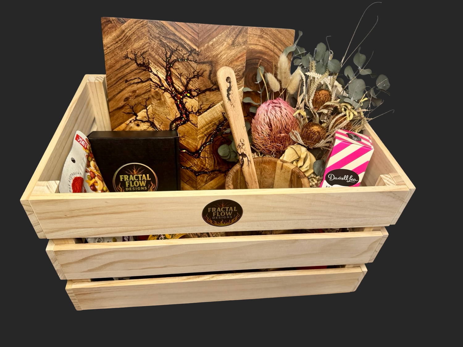 Luxury gift sets and board bundles by Fractal Flow Designs – Australian resin boards, cheese boards, and grazing platters – perfect for weddings, birthdays, and housewarming gifts – handcrafted in Bairnsdale, Victoria.