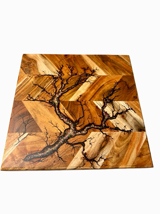 Resin Chopping Board - Sparkle | Acacia | Australia
