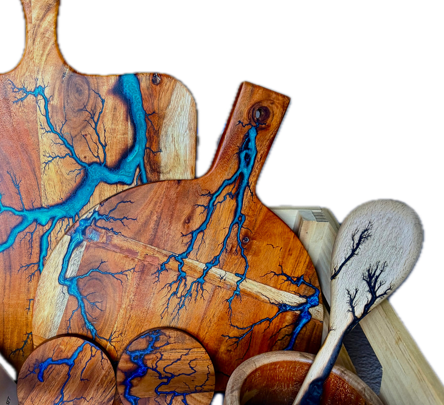 Deluxe Gift Box - Fractal Flow Designs - Resin Boards
