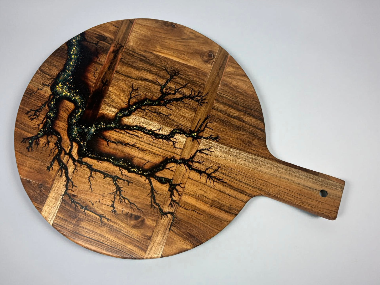 Resin Paddle Board | Gold | Fractal Flow Designs | Australia