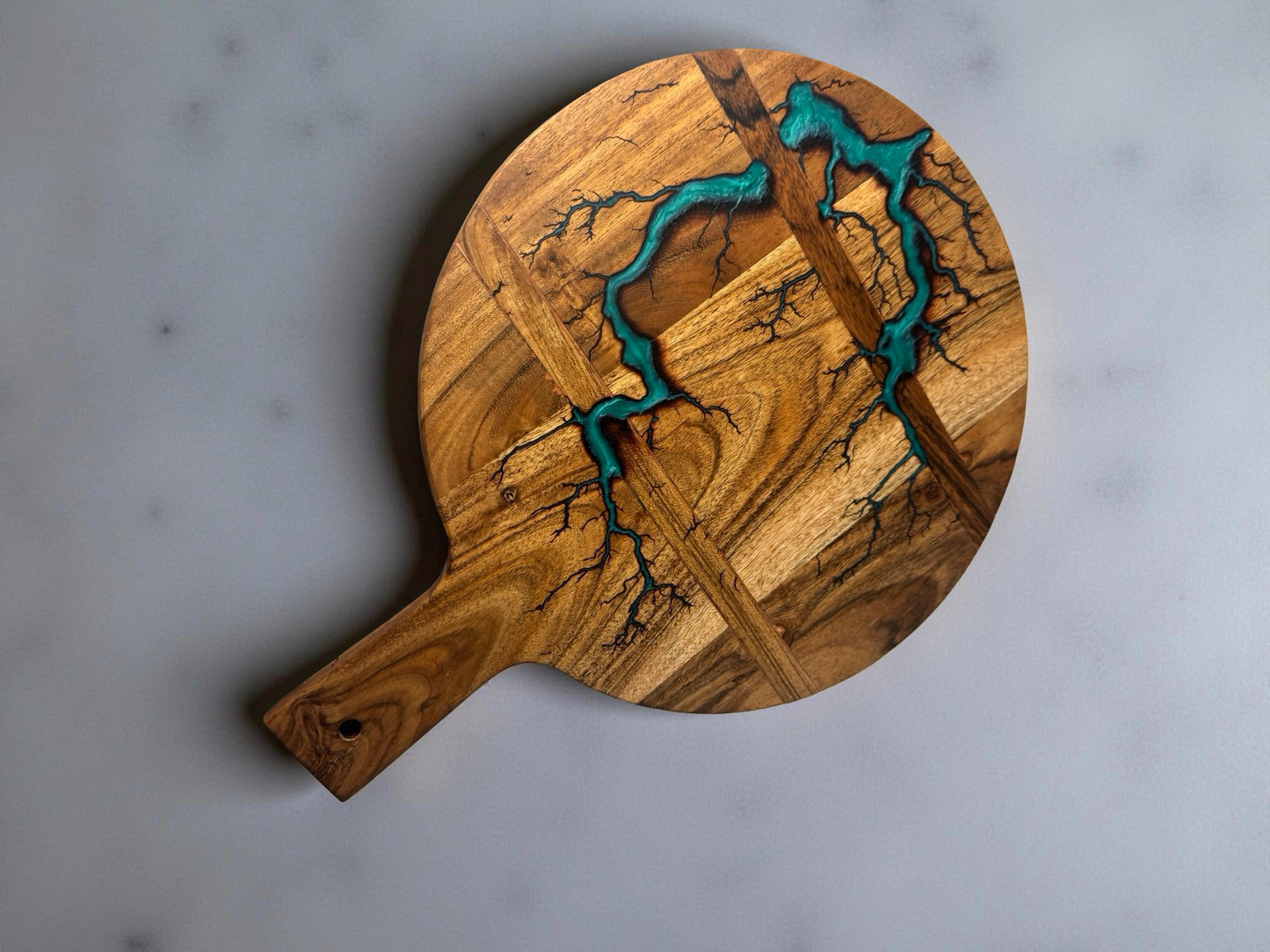 Resin Paddle Board | Marine Green | Fractal Flow Designs | Australia