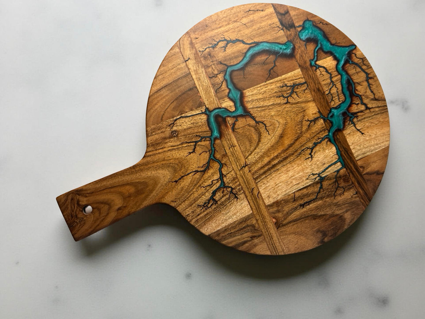 Resin Paddle Board | Marine Green | Fractal Flow Designs | Australia