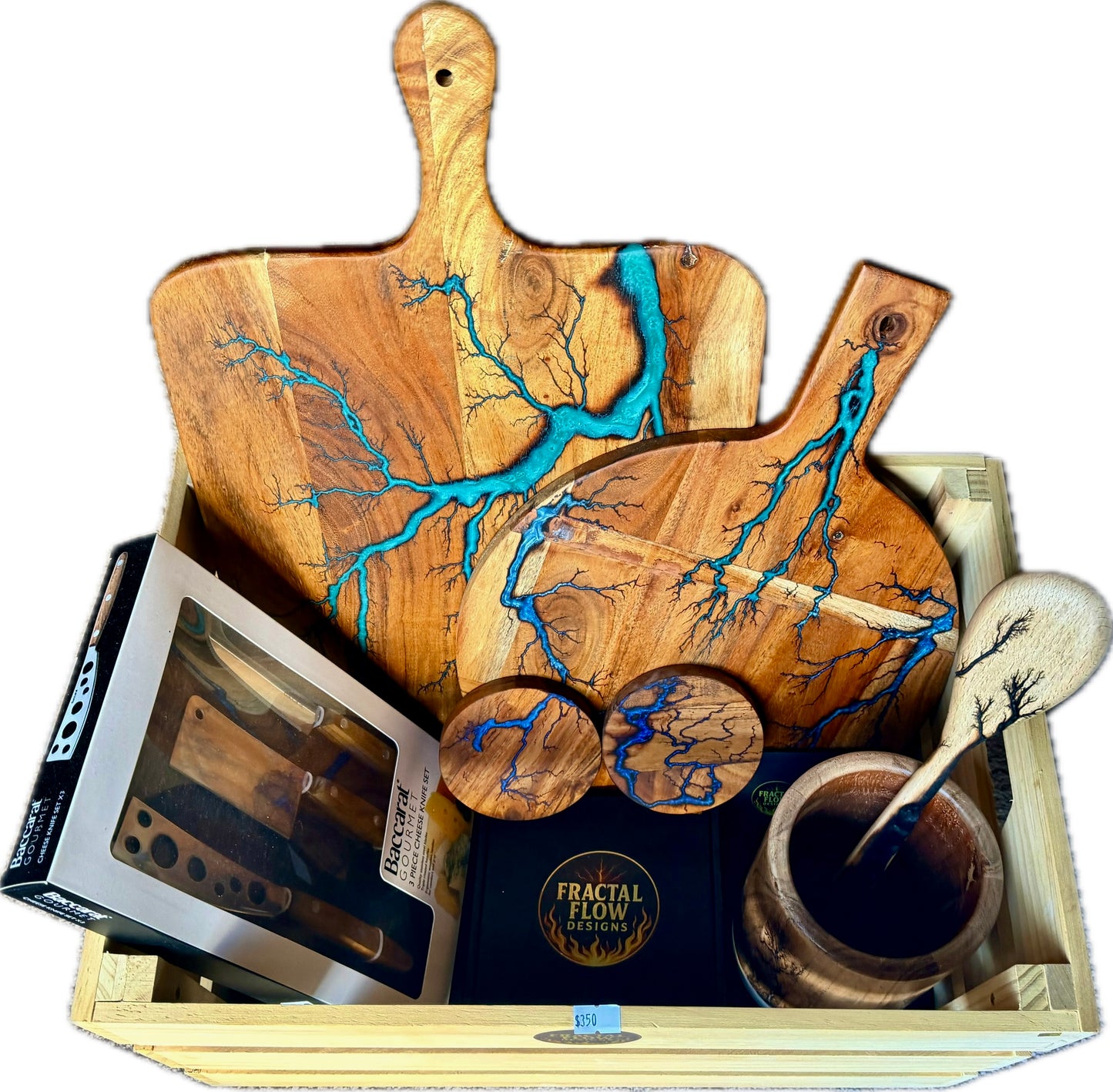 Deluxe Gift Box - Fractal Flow Designs - Resin Boards