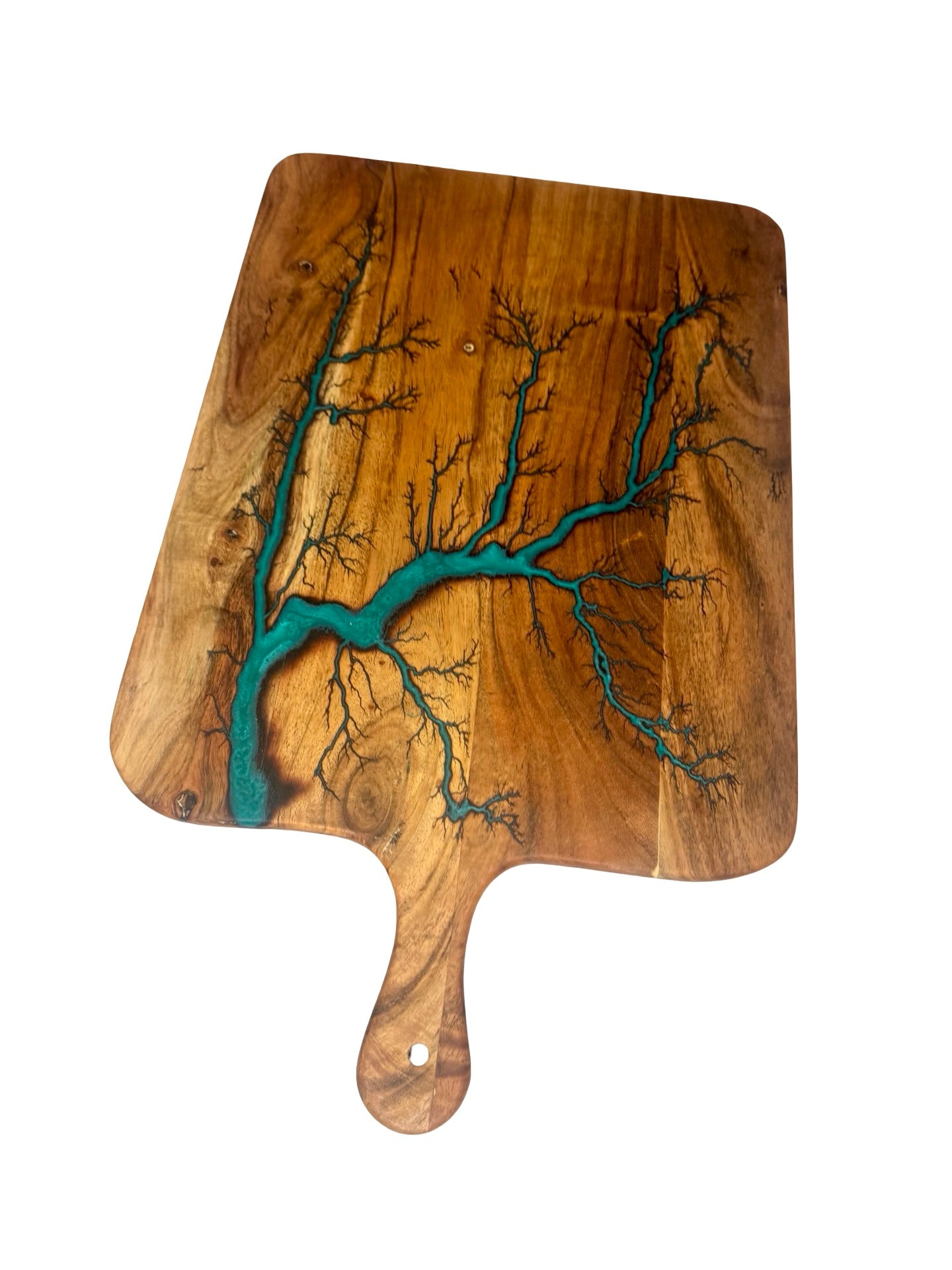 Large Resin Paddle Board | Marine Green | Fractal Flow Designs | Australia