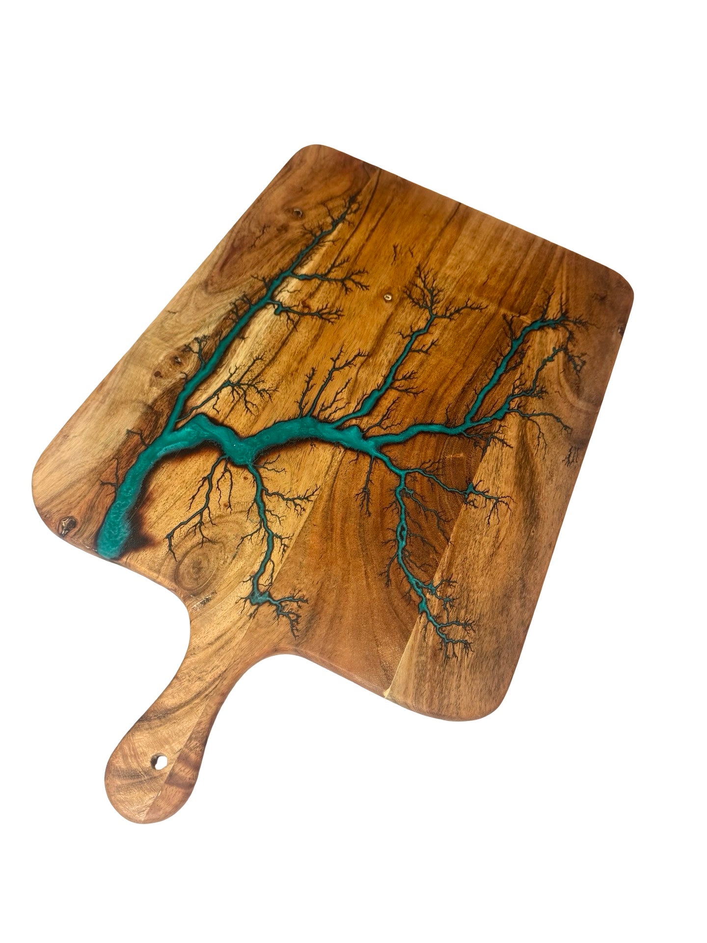 Large Resin Paddle Board | Marine Green | Fractal Flow Designs | Australia