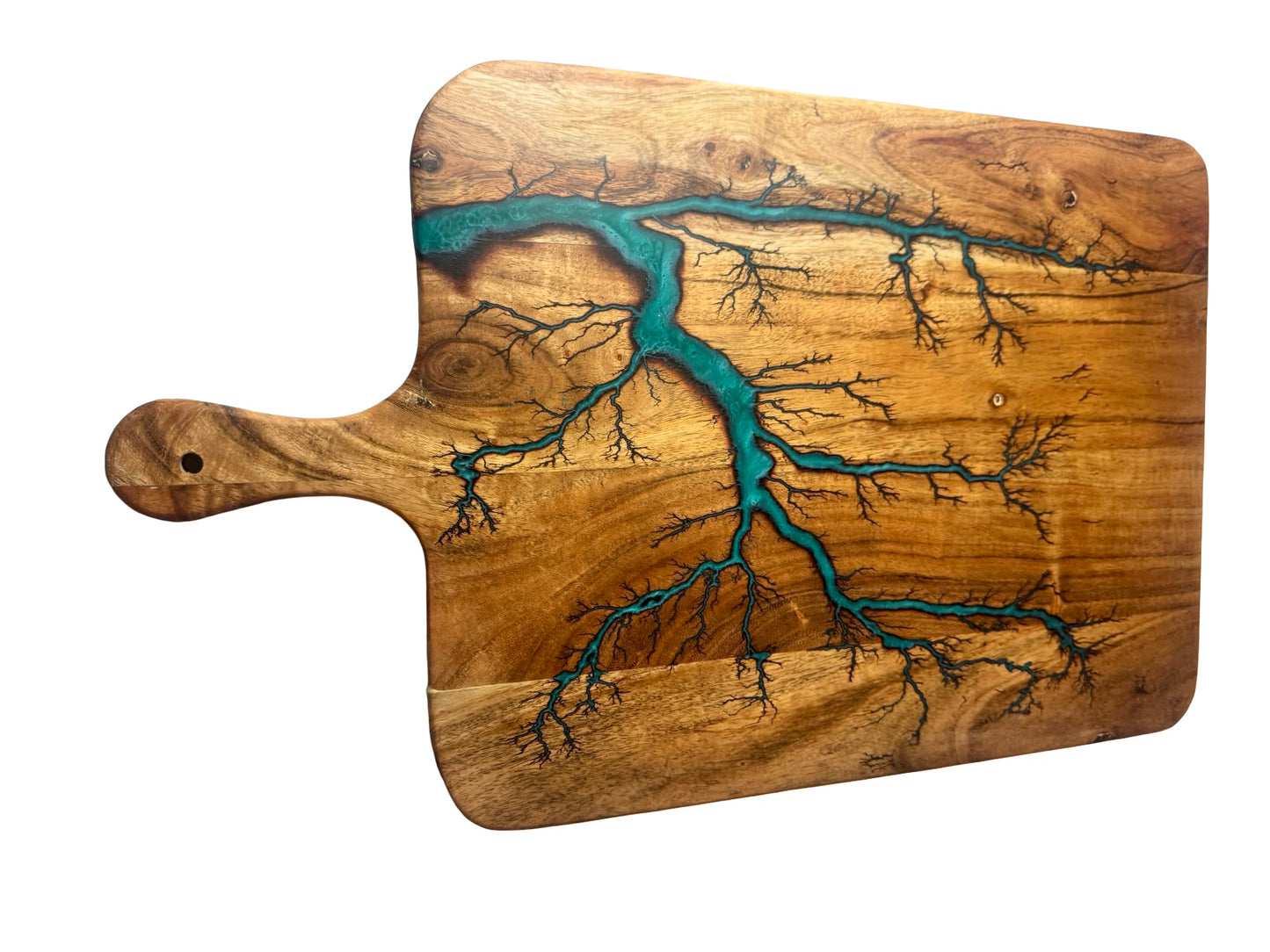 Large Resin Paddle Board | Marine Green | Fractal Flow Designs | Australia