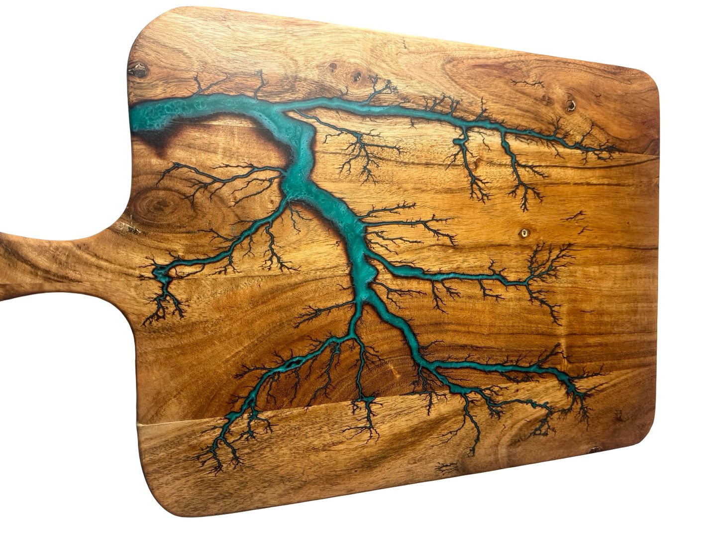 Large Resin Paddle Board | Marine Green | Fractal Flow Designs | Australia