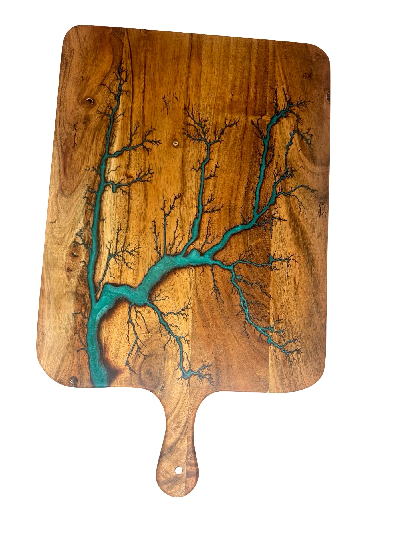 Large Resin Paddle Board | Marine Green | Fractal Flow Designs | Australia