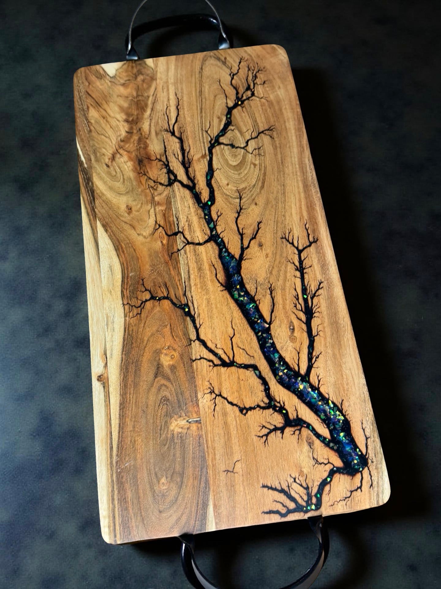 Statement resin serving board Australian made for entertaining and gifting