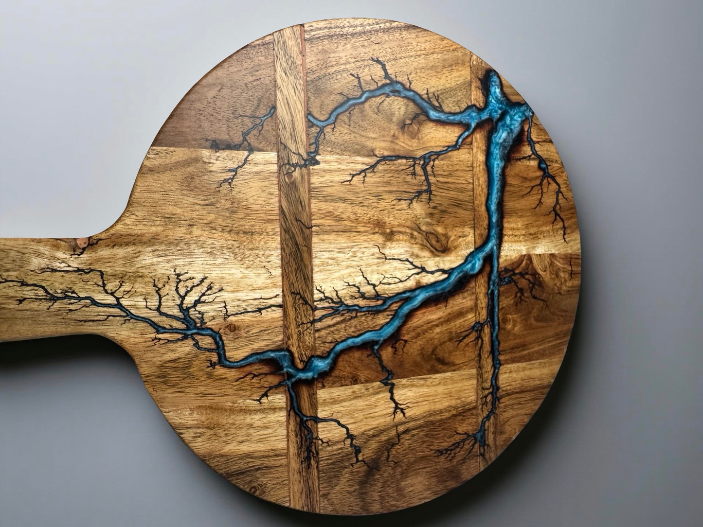 Resin Paddle Board | Sky Blue | Fractal Flow Designs | Australia