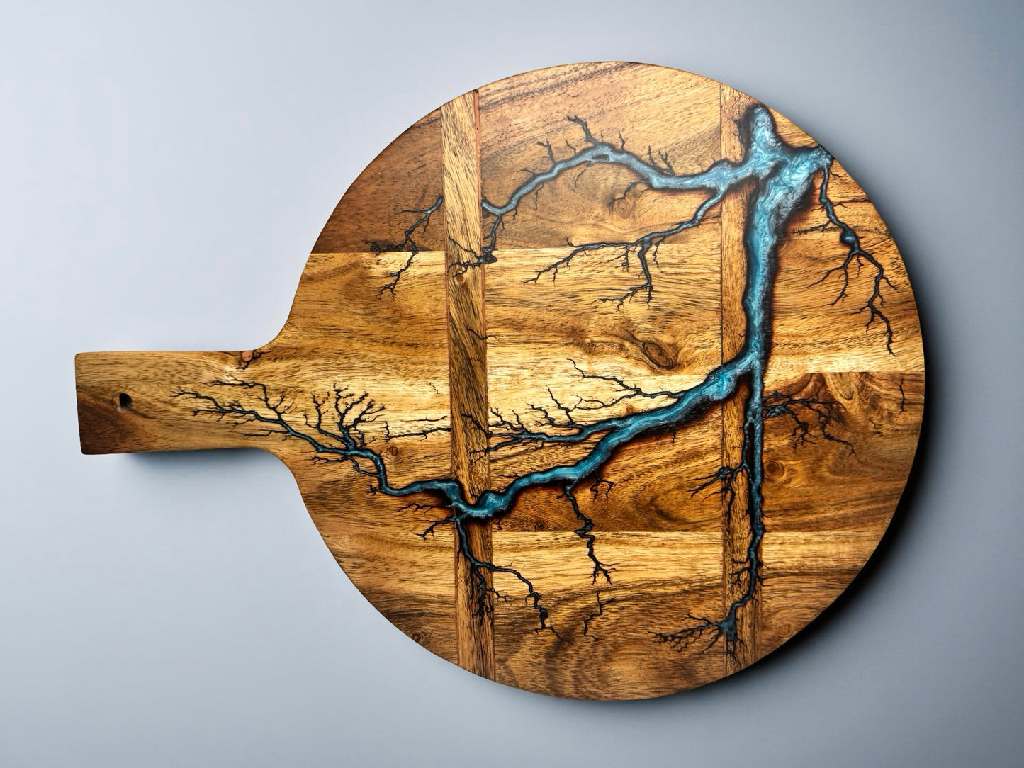 Resin Paddle Board | Sky Blue | Fractal Flow Designs | Australia