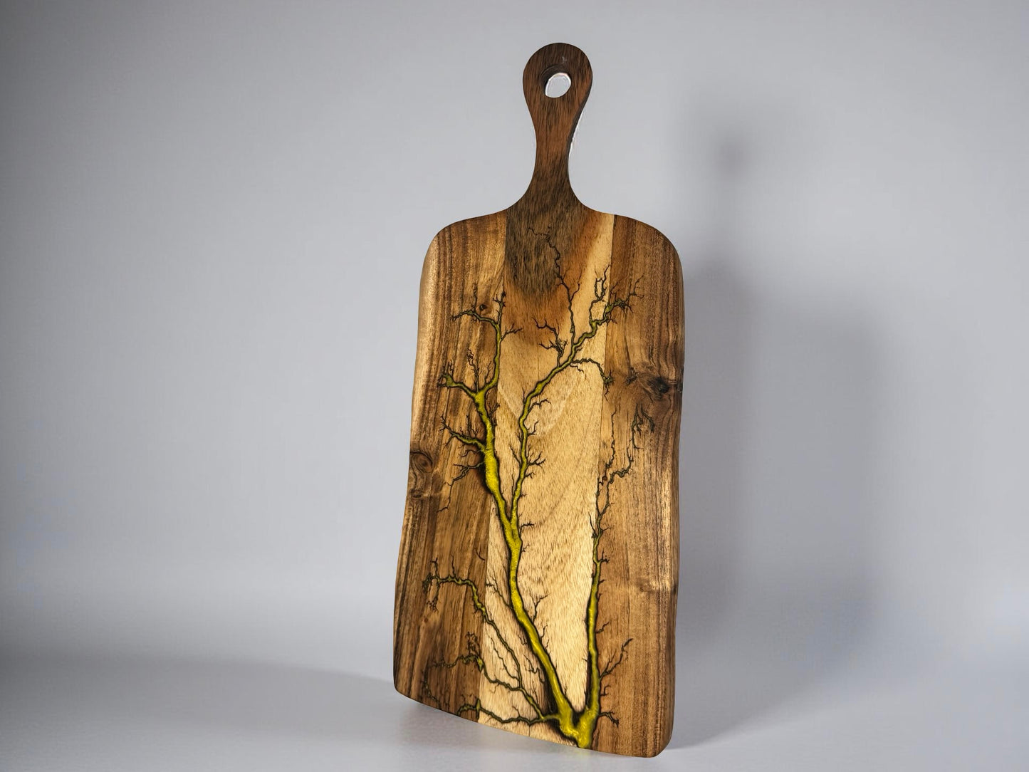 Resin Cheese Board | Yellow | Fractal Flow Designs | Australia