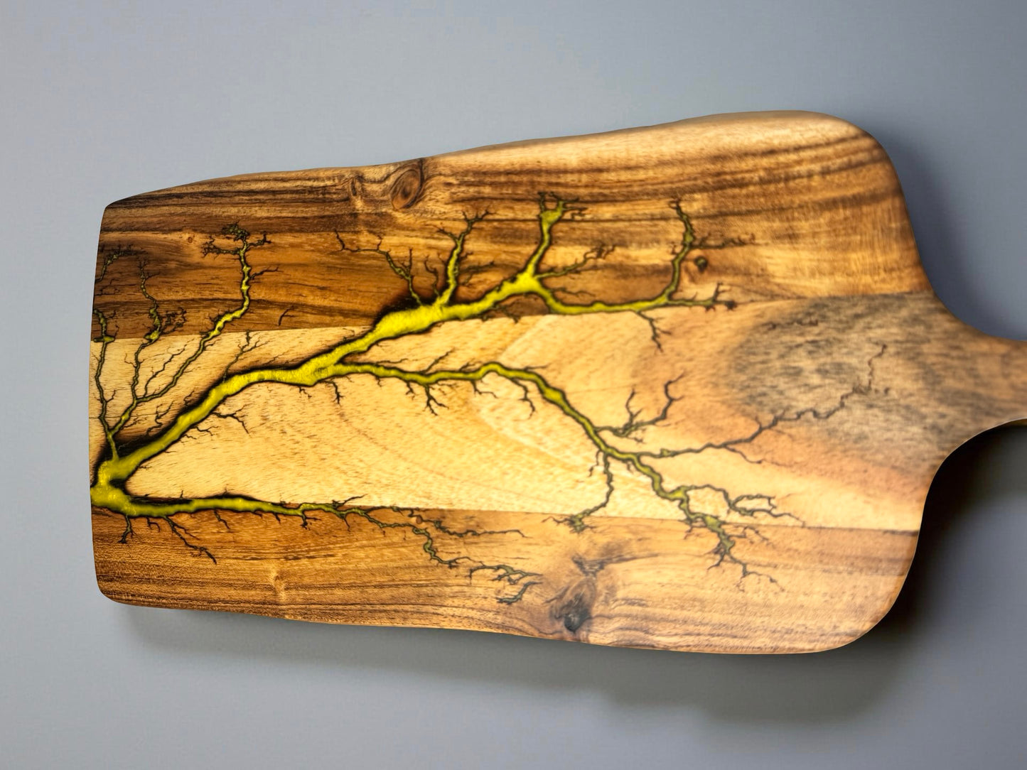 Resin Cheese Board | Yellow | Fractal Flow Designs | Australia