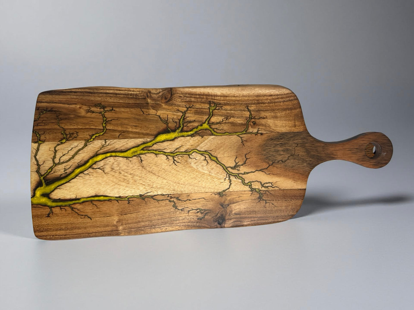 Resin Cheese Board | Yellow | Fractal Flow Designs | Australia