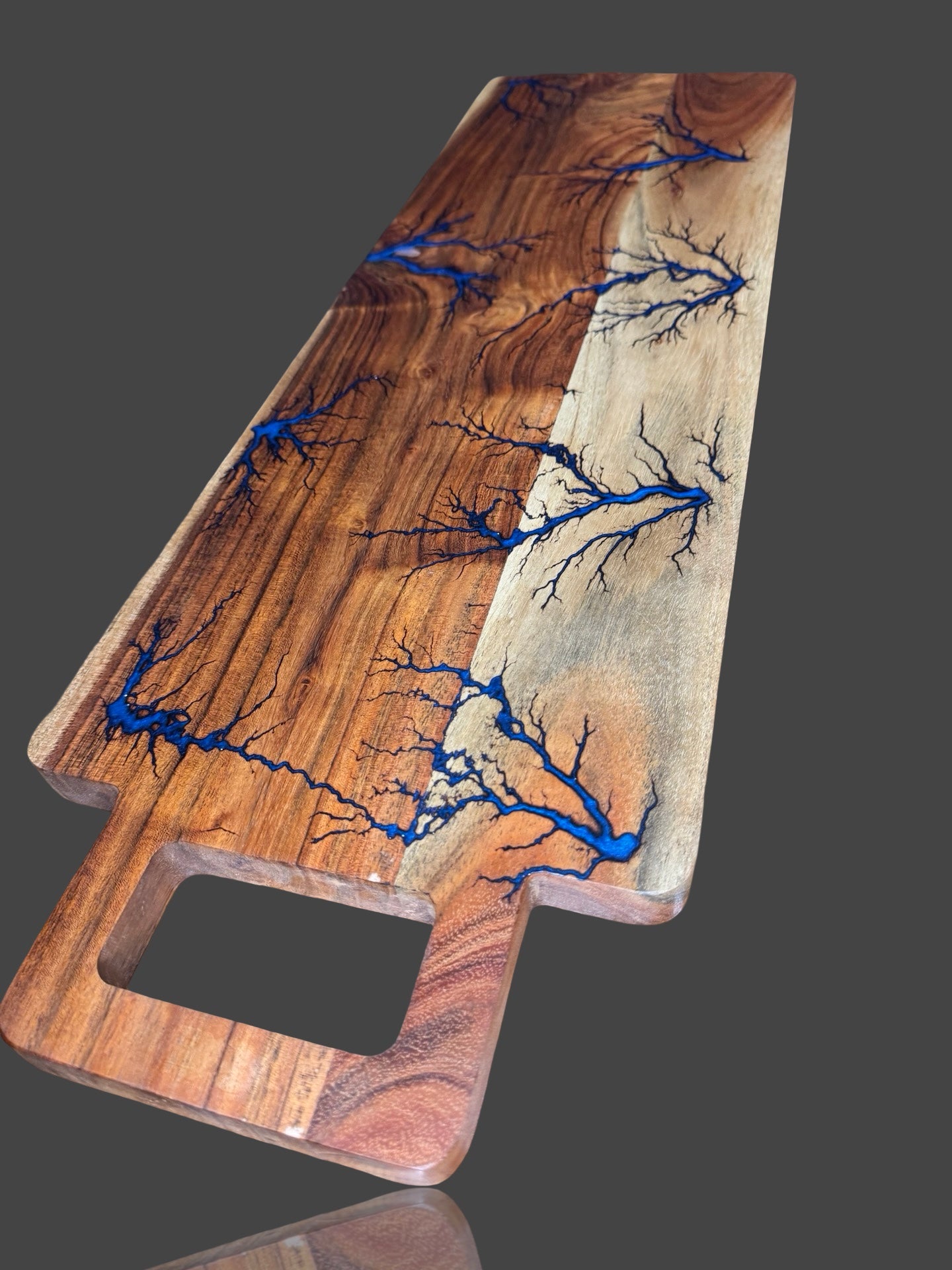 Premium resin timber charcuterie serving board, crafted in East Gippsland Australia