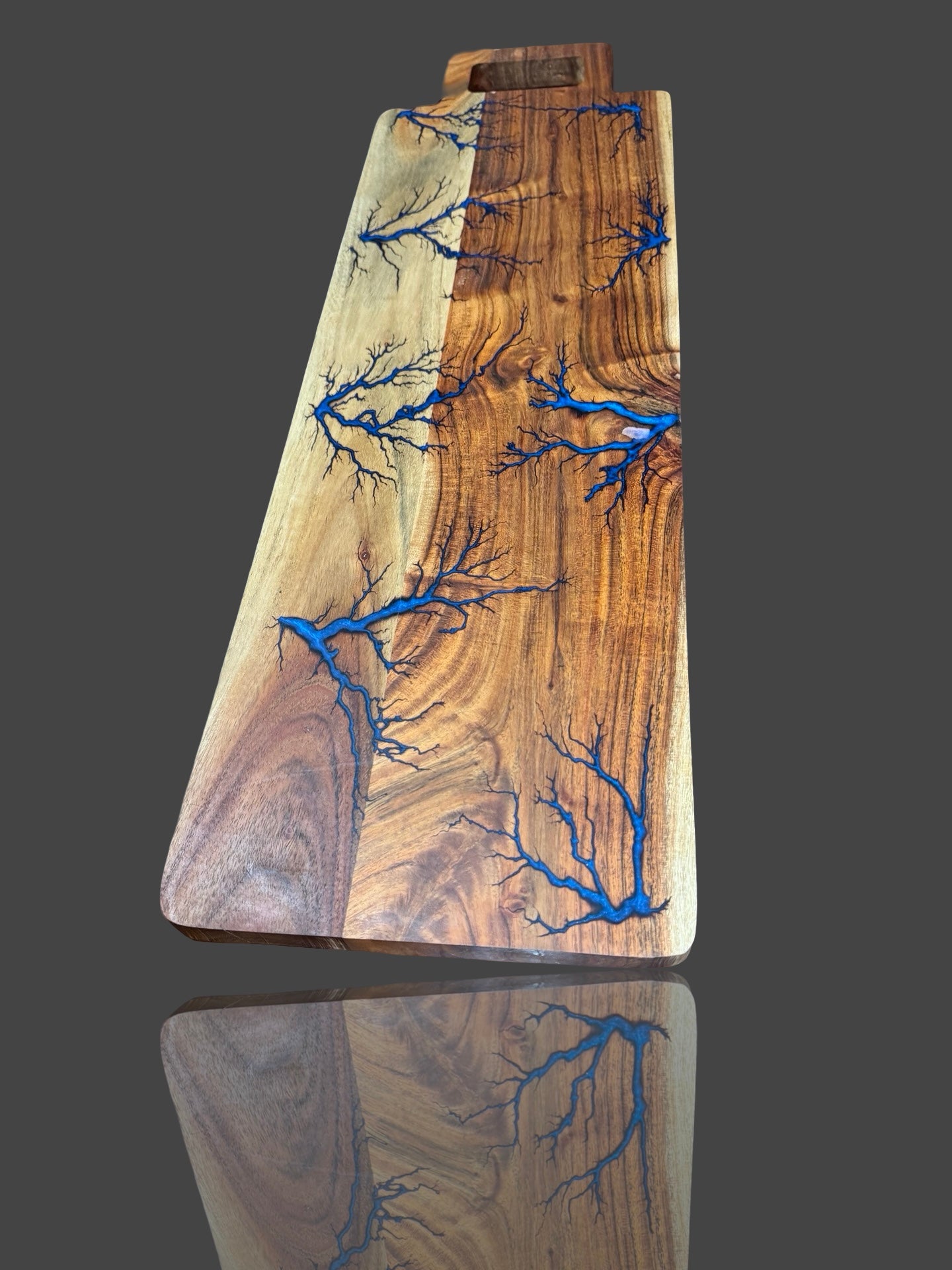 Modern Australian resin charcuterie board, luxury grazing platter made from hardwood