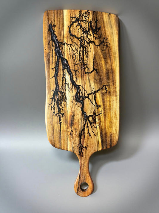 Rectangular acacia cheese board sparkle resin swirl artisan electric design resin boards australia