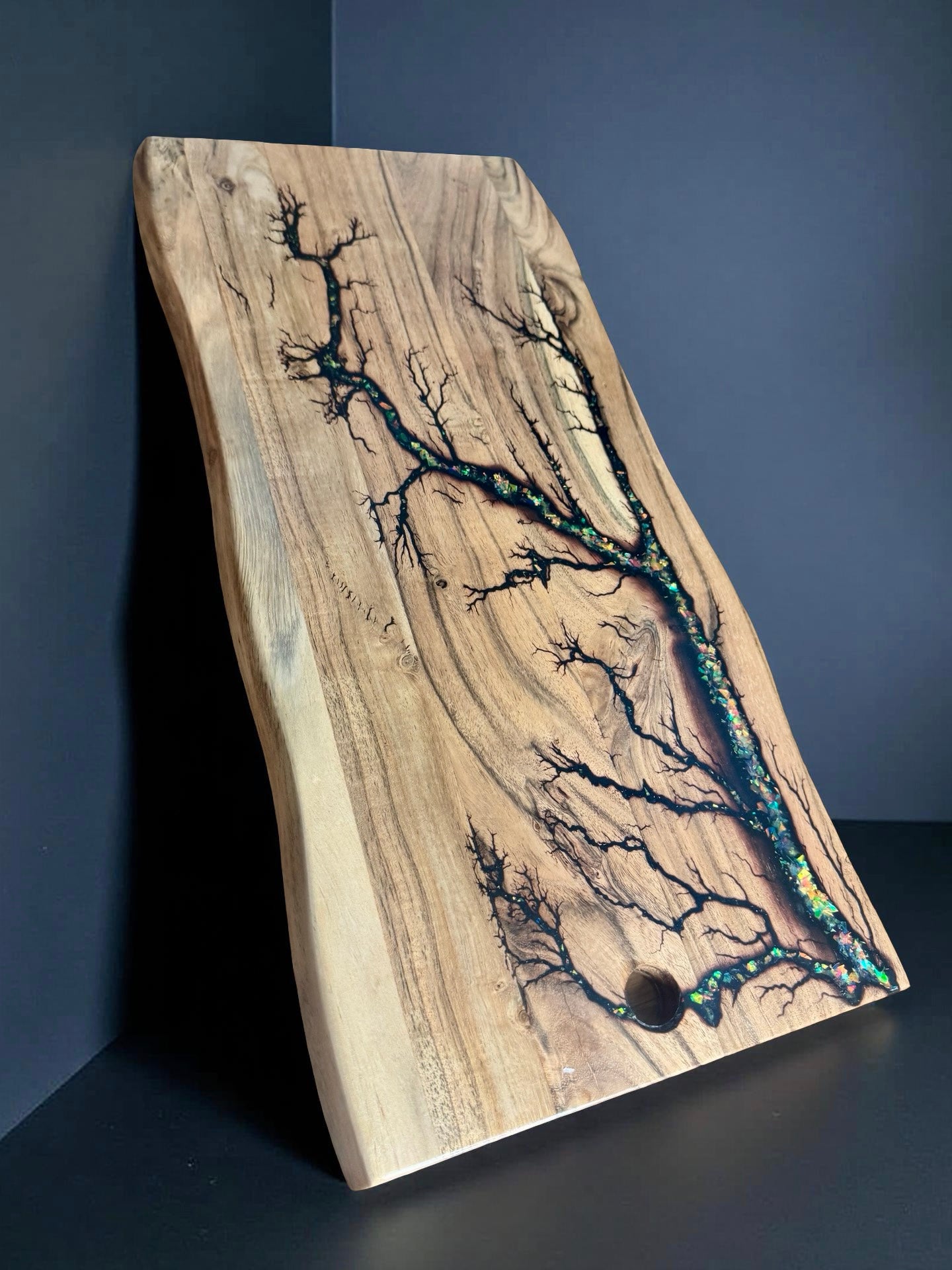 Gift ready resin charcuterie board Australian handmade timber serving platter