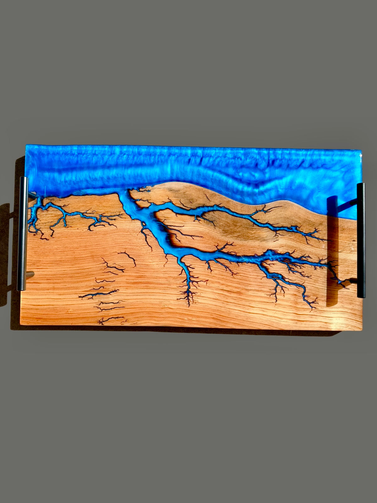 Premium River Resin Board | Sapphire Blue