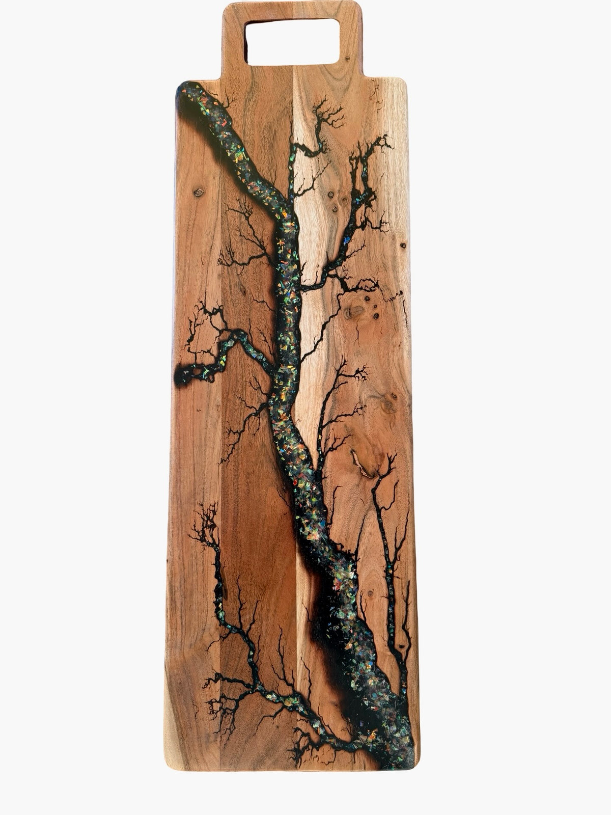 Long Resin Serving Board | Fractal Flow Designs | Housewarming Gifts