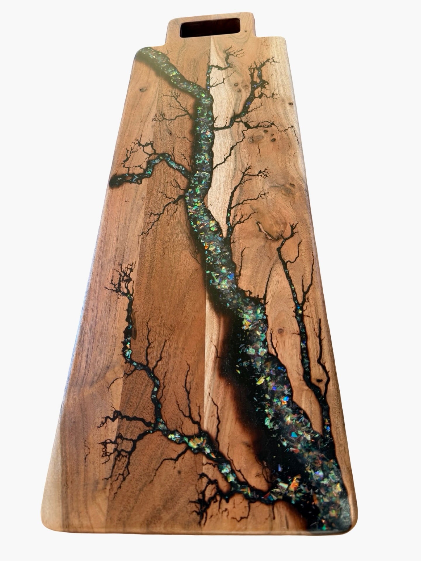 Long Resin Serving Board | Fractal Flow Designs | Housewarming Gifts