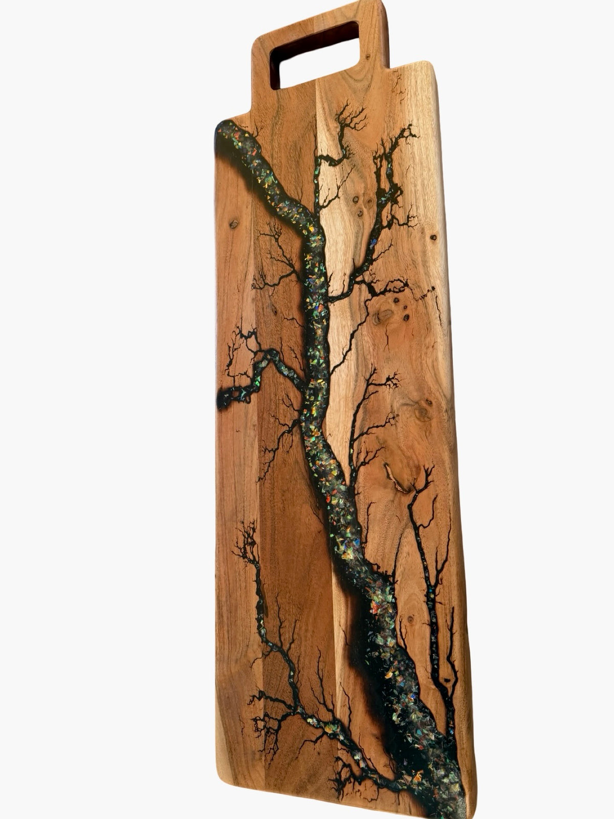 Long Resin Serving Board | Fractal Flow Designs | Housewarming Gifts