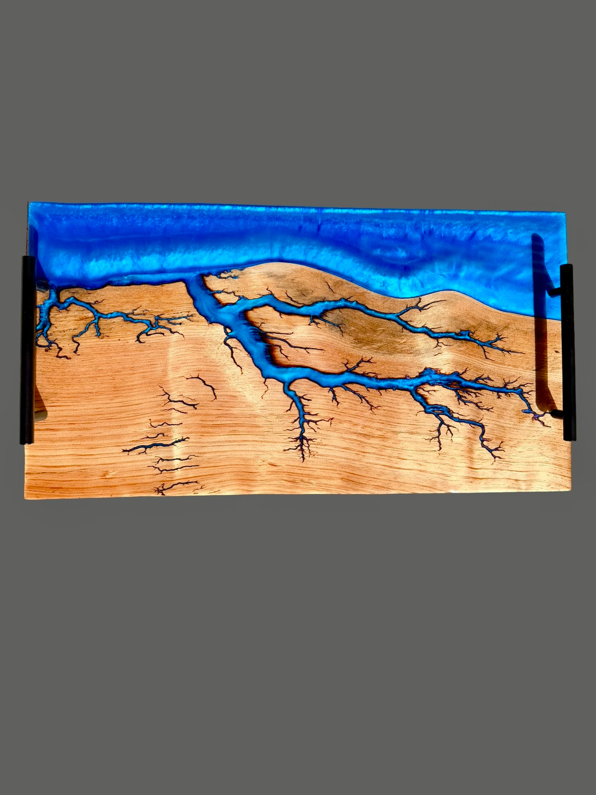 Premium River Resin Board | Sapphire Blue