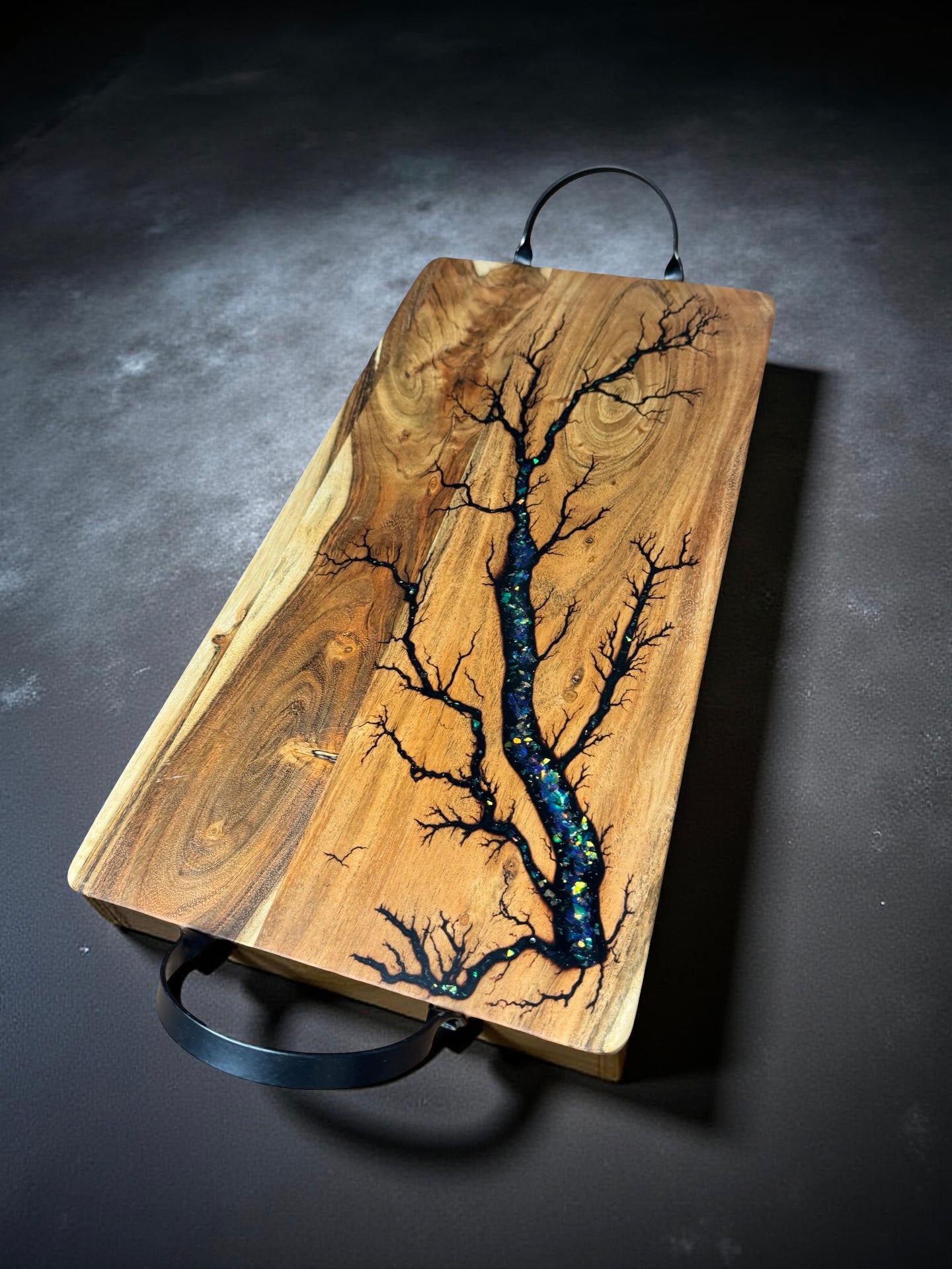 Statement resin serving board for grazing and entertaining Australia