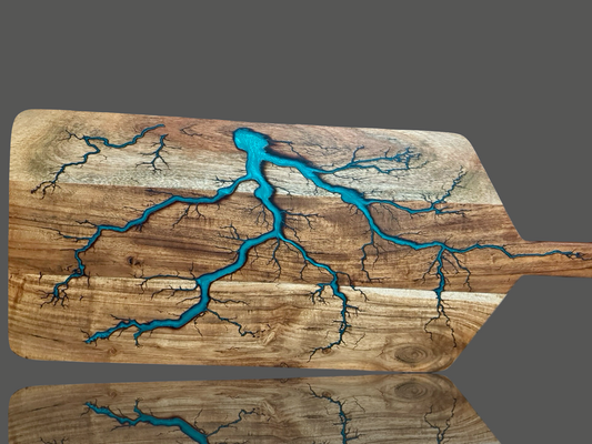 Large Resin Paddle Serving Board – Fractal Flow Designs | Handcrafted in Bairnsdale, Victoria – Fractal Flow Designs, Australian-made resin board from Bairnsdale Victoria