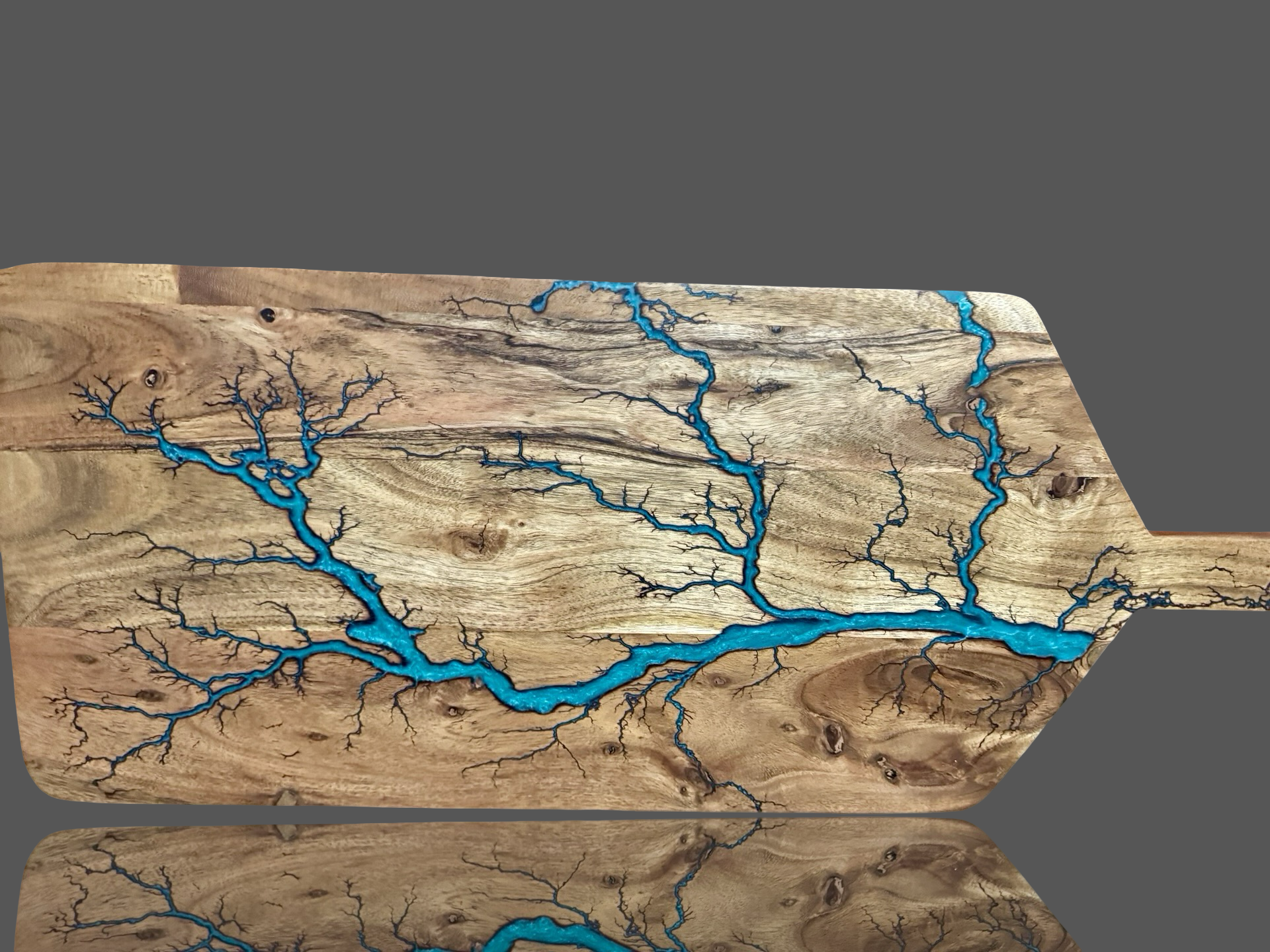Large Resin Paddle Serving Board – Fractal Flow Designs | Handcrafted in Bairnsdale, Victoria – Fractal Flow Designs, Australian-made resin board from Bairnsdale Victoria