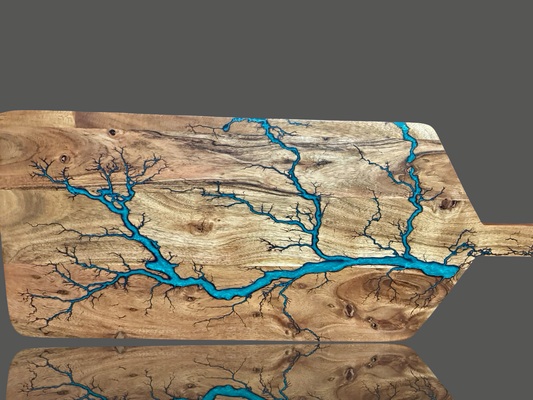 Large Resin Paddle Serving Board – Fractal Flow Designs | Handcrafted in Bairnsdale, Victoria – Fractal Flow Designs, Australian-made resin board from Bairnsdale Victoria