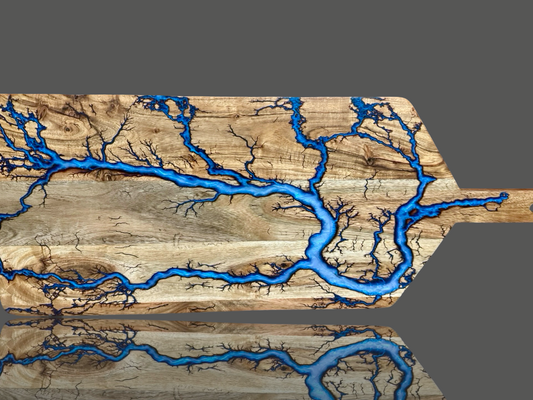 Large Resin Paddle Serving Board – Fractal Flow Designs | Handcrafted in Bairnsdale, Victoria – Fractal Flow Designs, Australian-made resin board from Bairnsdale Victoria