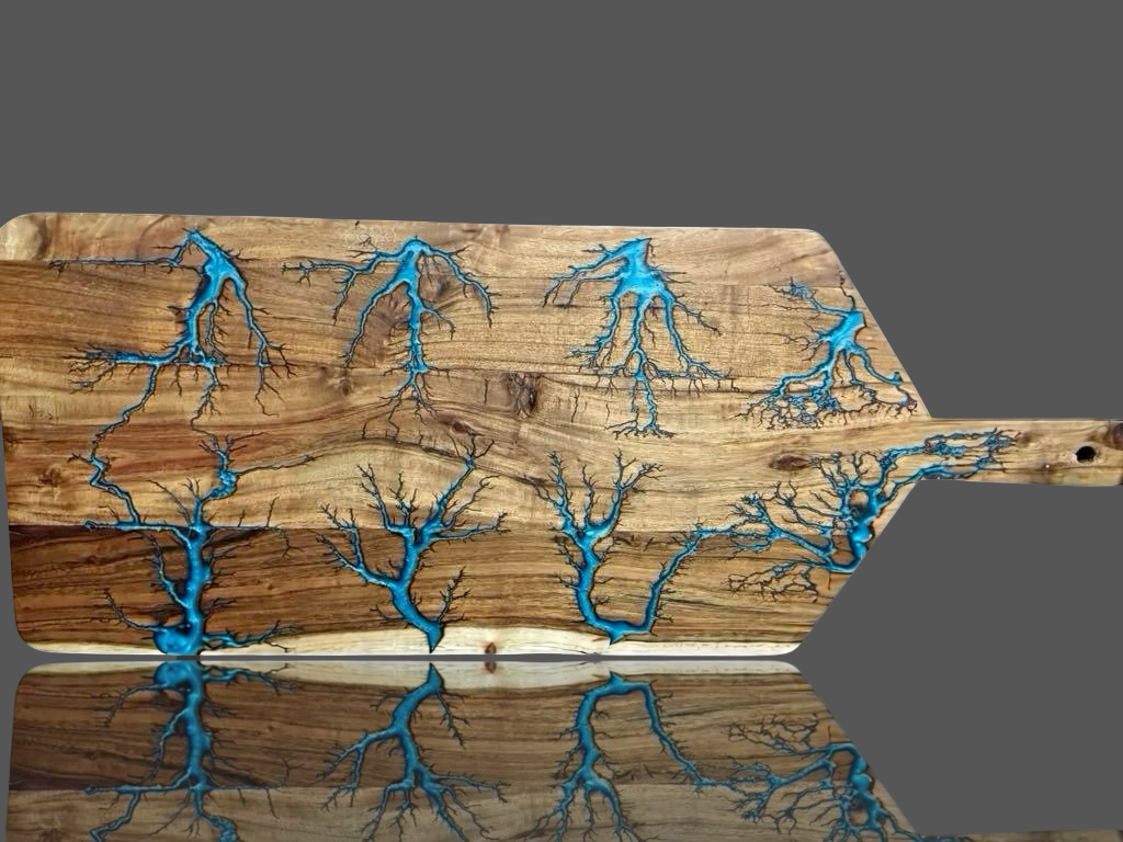 Large Resin Paddle Serving Board – Fractal Flow Designs | Handcrafted in Bairnsdale, Victoria – Fractal Flow Designs, Australian-made resin board from Bairnsdale Victoria