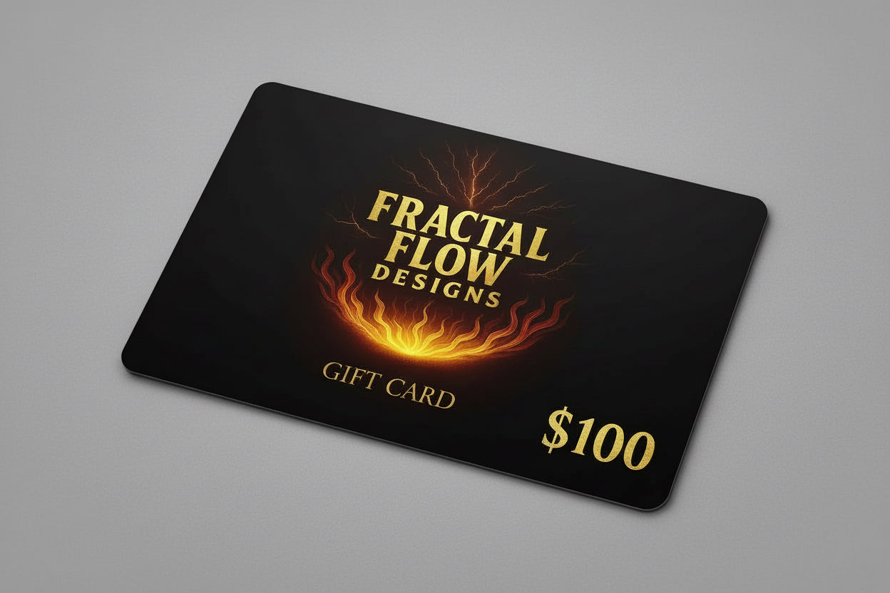 Fractal Flow Designs digital gift card – the perfect Australian-made gift for resin board lovers and entertainers - premium quality 