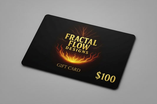 Fractal Flow Designs digital gift card – the perfect Australian-made gift for resin board lovers and entertainers - premium quality 
