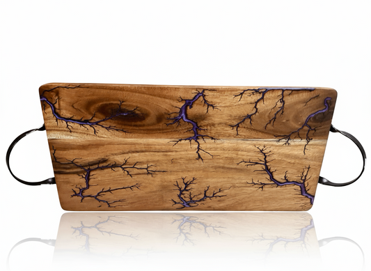 Australian-made resin serving board, premium grazing platter style