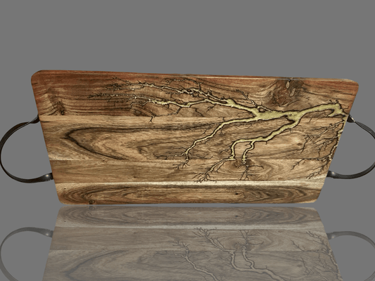 Resin serving board handmade in Bairnsdale Victoria, premium Australian timber platter