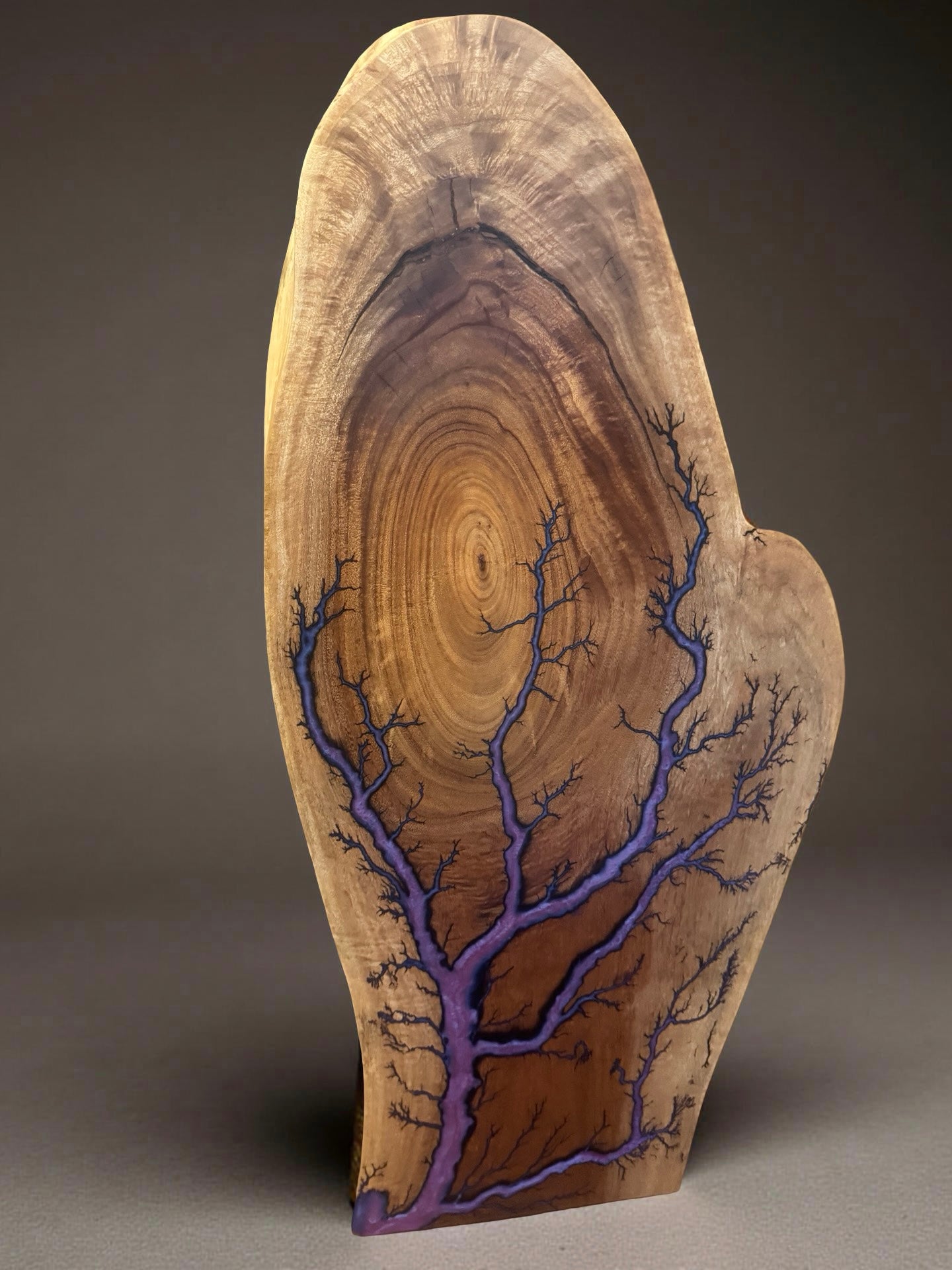 Purple resin live edge serving slab Queensland maple premium handcrafted resin boards australia