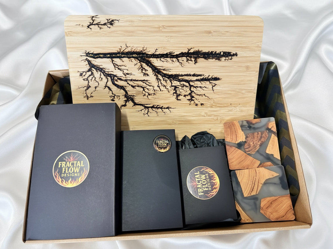 Premium bamboo chopping board and knife gift set handcrafted in Australia