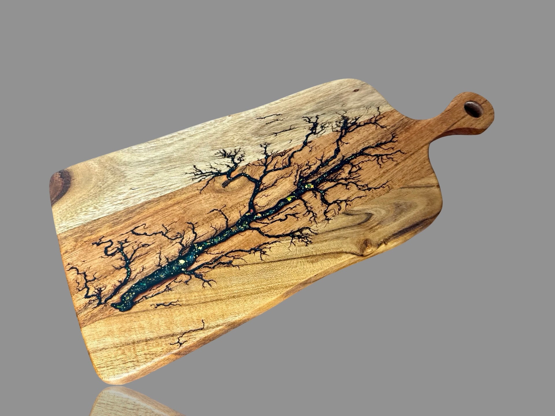 Resin cheese paddle board – handmade Australian wedding gift idea