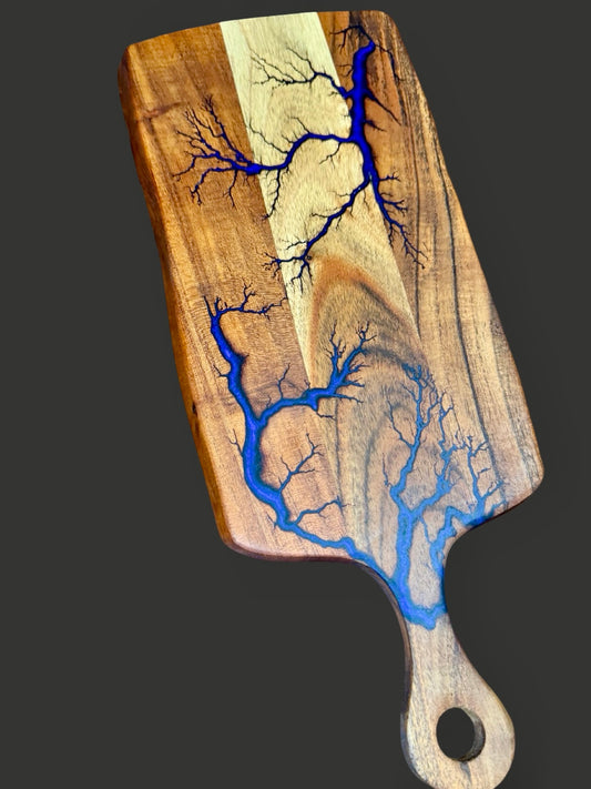 Australian resin paddle board for cheese and charcuterie serving