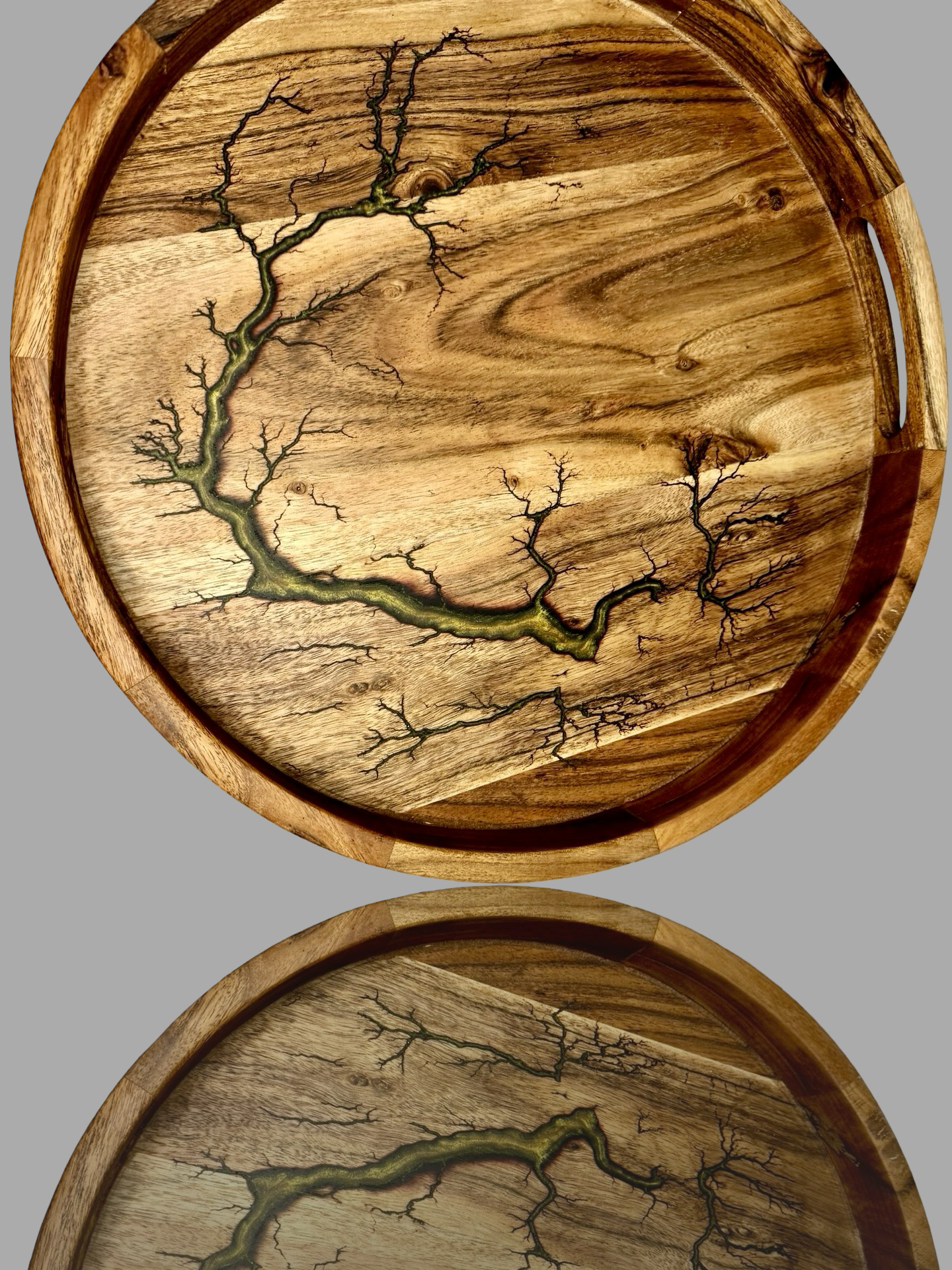 Premium Resin Serving Tray by Fractal Flow Designs - Perfect gifting - Australian Resin & Timber Boards – Fractal Flow Designs, Australian-made resin board from Bairnsdale Victoria