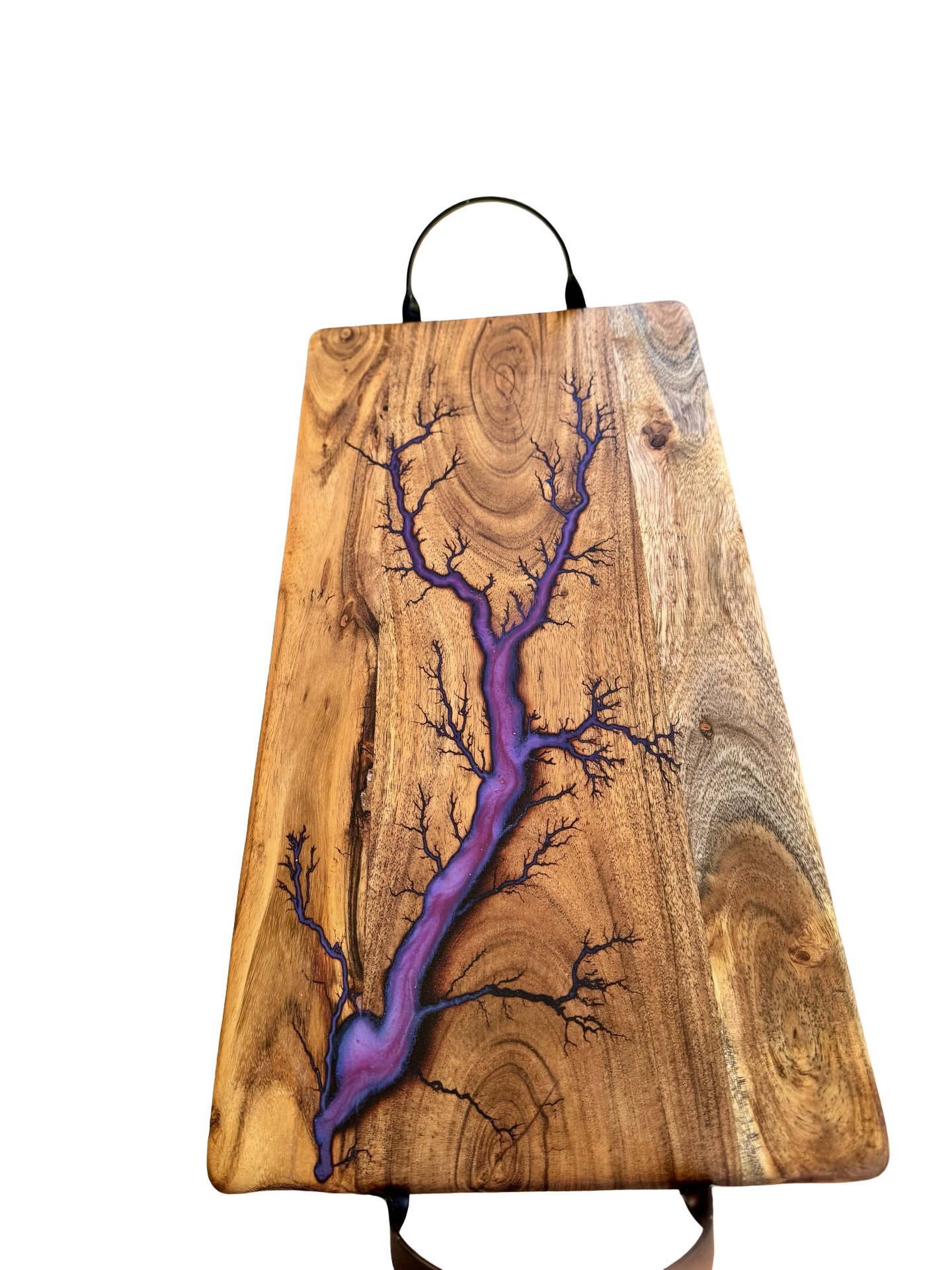 Purple Resin Serving Board – Australia - Fractal Flow Designs