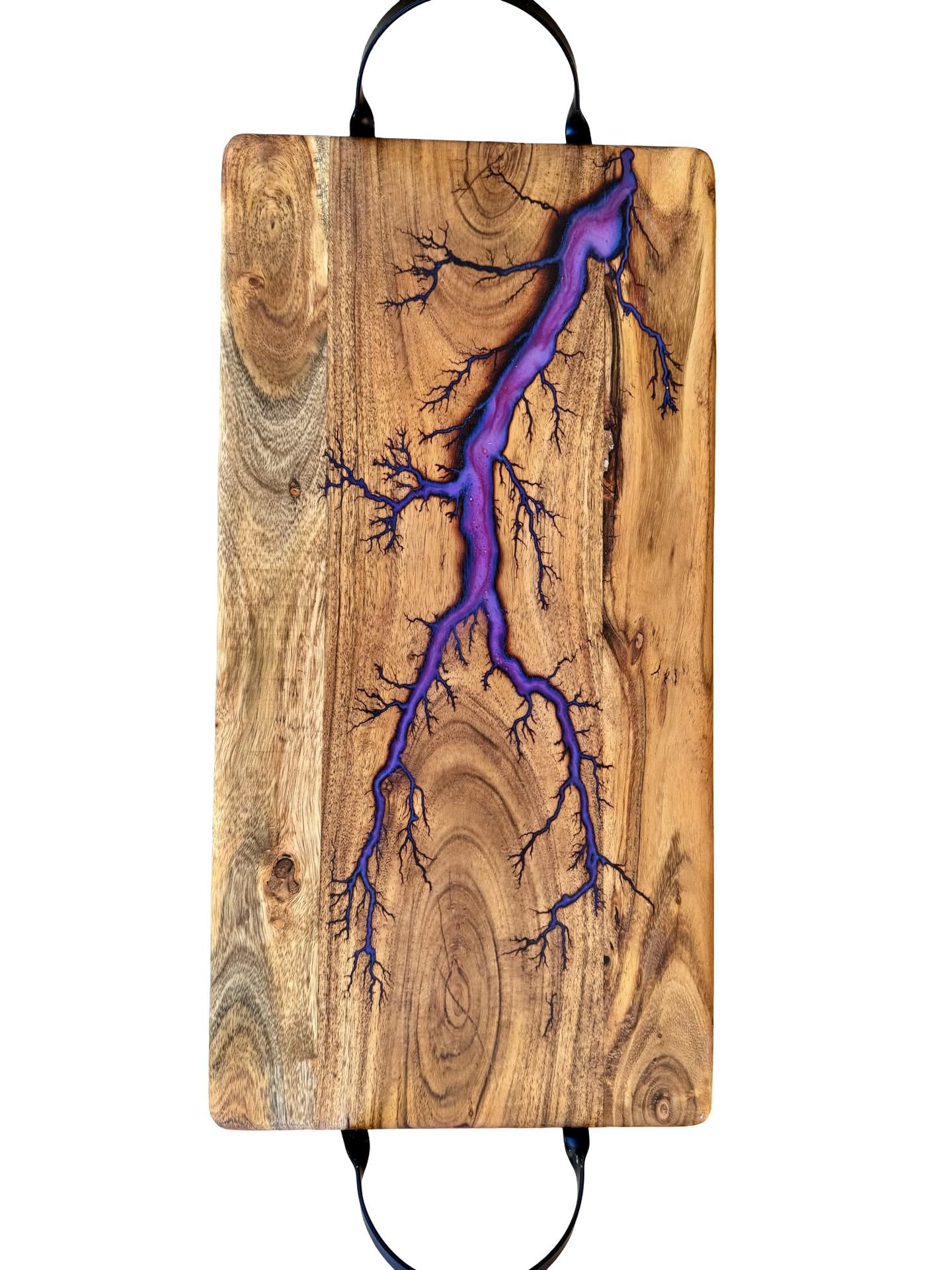 Purple Resin Serving Board – Australia - Fractal Flow Designs