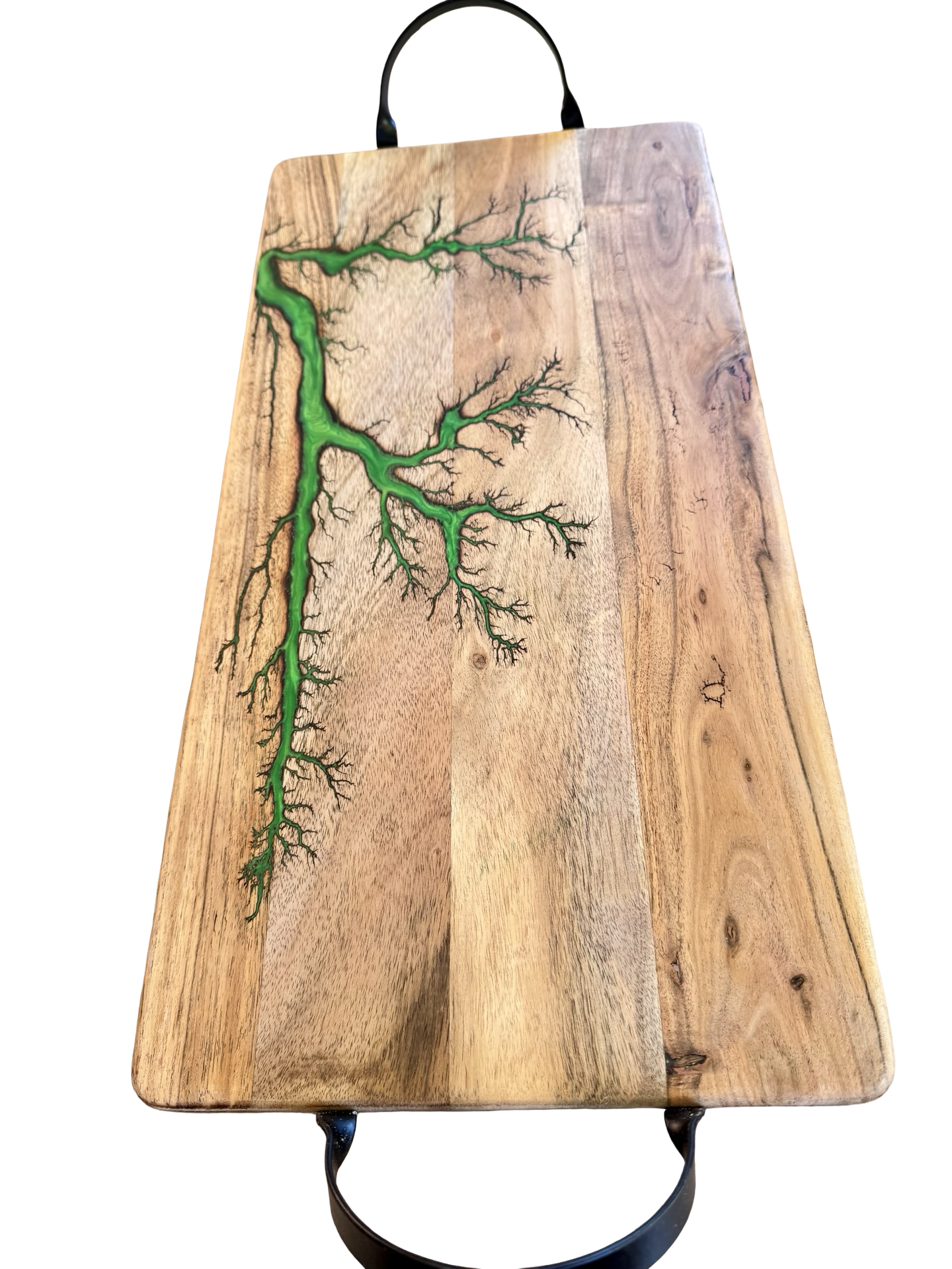 Green Resin Serving Board – Australia - Fractal Flow Designs