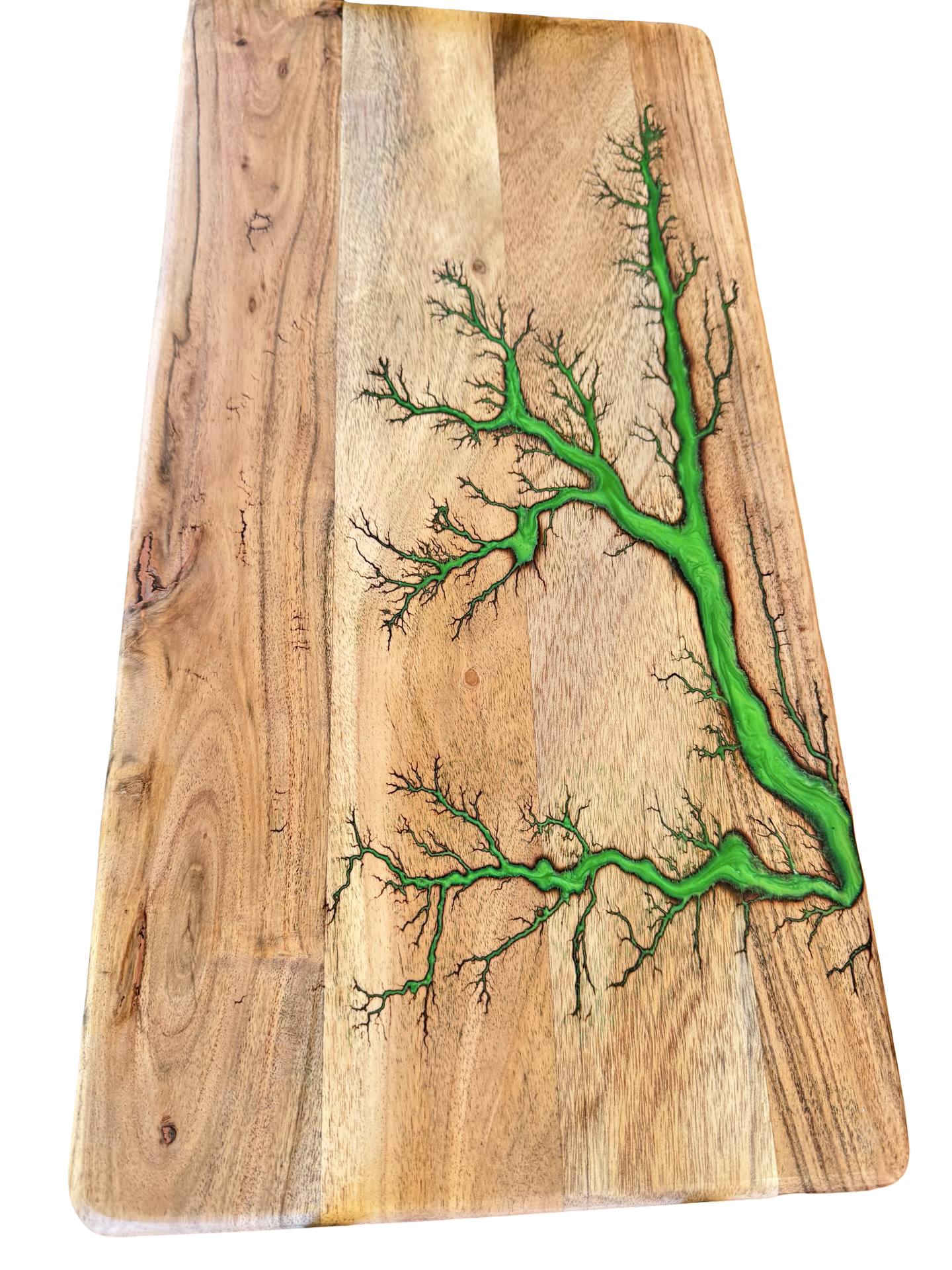 Green Resin Serving Board – Australia - Fractal Flow Designs
