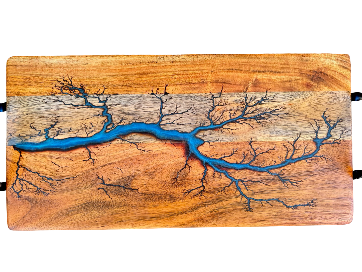 Blue Resin Serving Board – Australia - Fractal Flow Designs